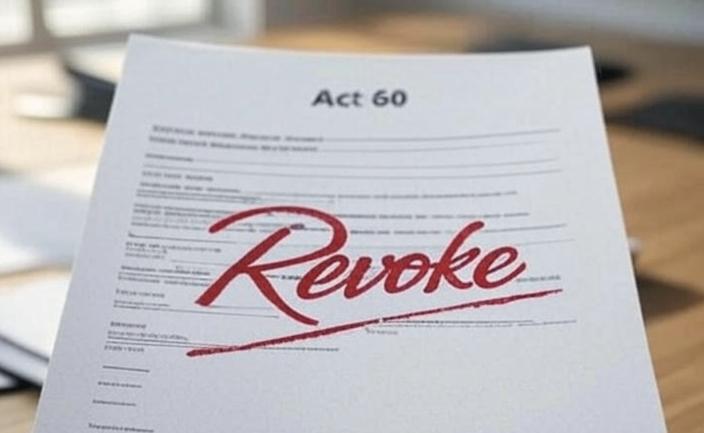 Act 60 revoked