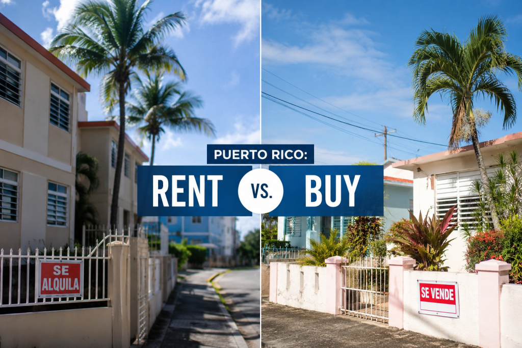 🏠 “Rent vs. Buy” — la gente discute este tema TODO el tiempo… Pero la mayoría nunca hace los números completos. Especialmente en Puerto Rico.